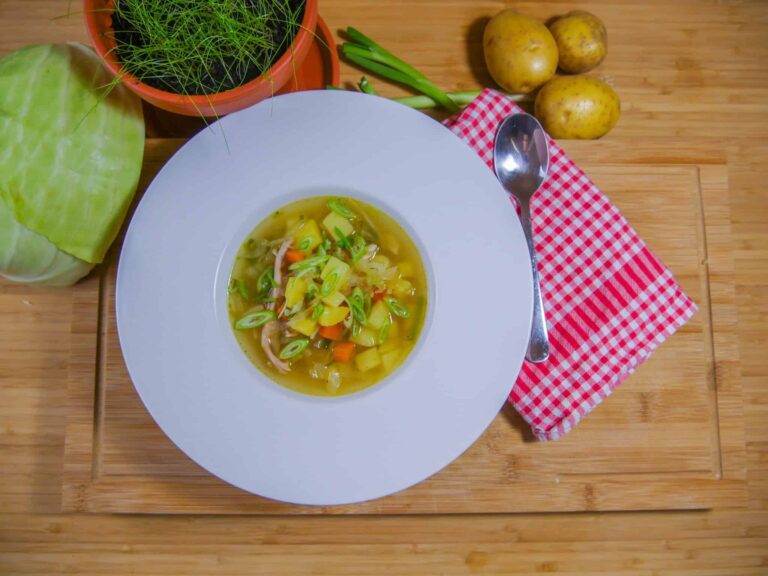 Käse Lauch Suppe mit Hack - Mehr Genuss