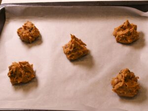 5 amerikanische Cookies pro Blech backen
