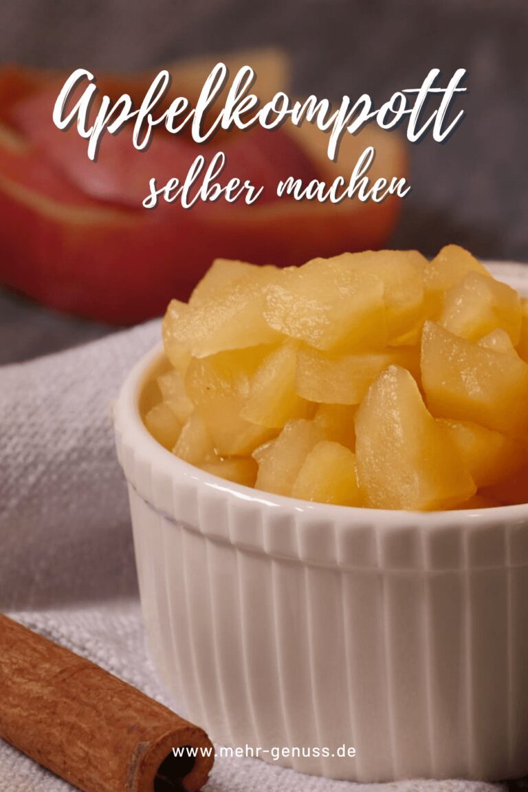 Apfelkompott mit Zimt - fruchtig & lecker - Mehr Genuss Apfelkompott mit Zimt - fruchtig & lecker - Mehr Genuss