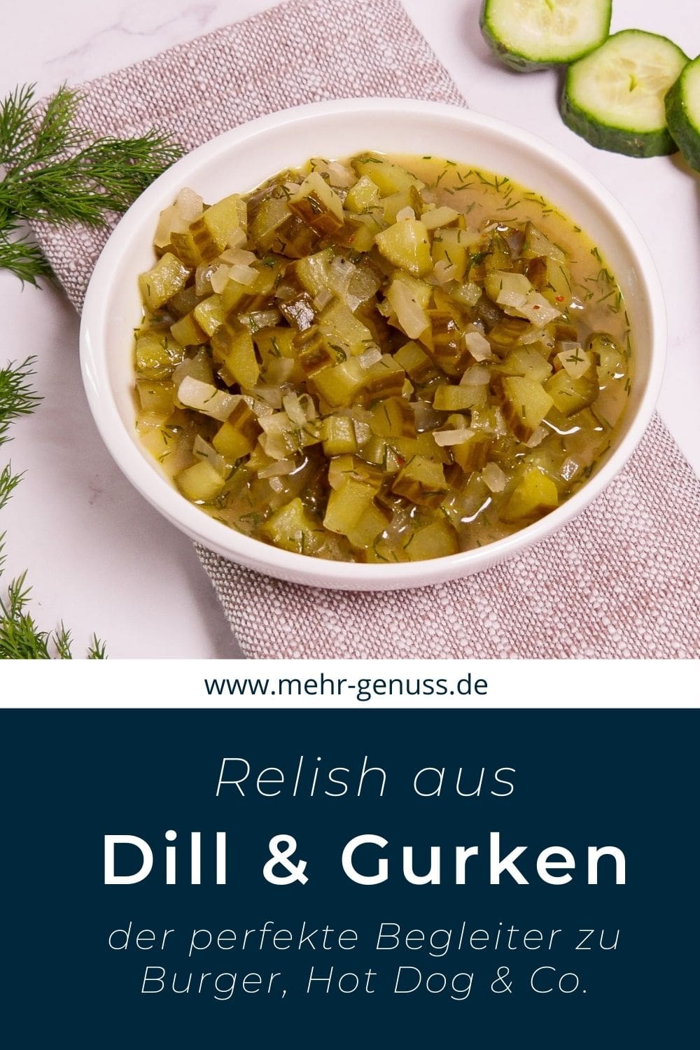 Dill-Gurken Relish auf Pinterest