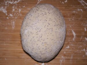 Dinkel-Chia Brot formen