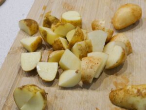 Fertig geschnittene Risolee Kartoffeln