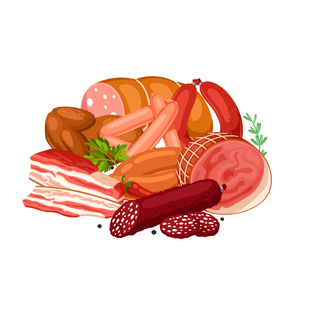 Fleisch für das Raclette