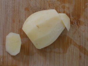 Fondant Kartoffeln schneiden