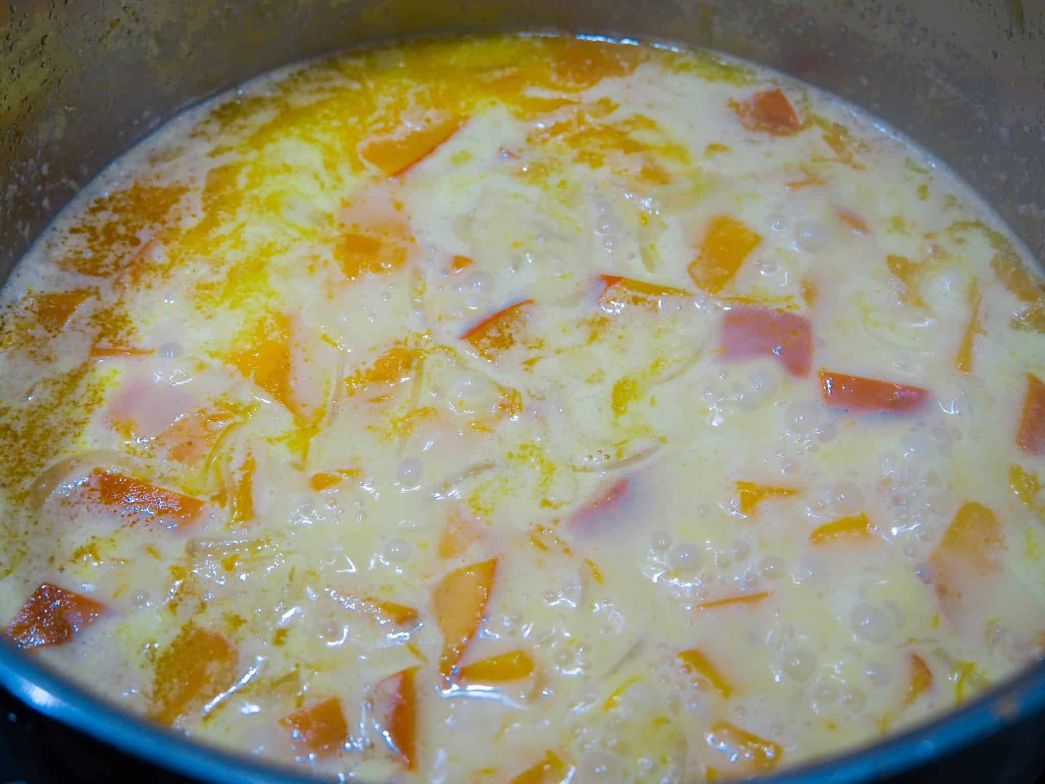 Hokkaido Kürbissuppe kochen