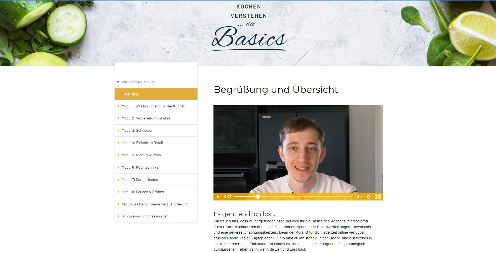 Kursinhalt