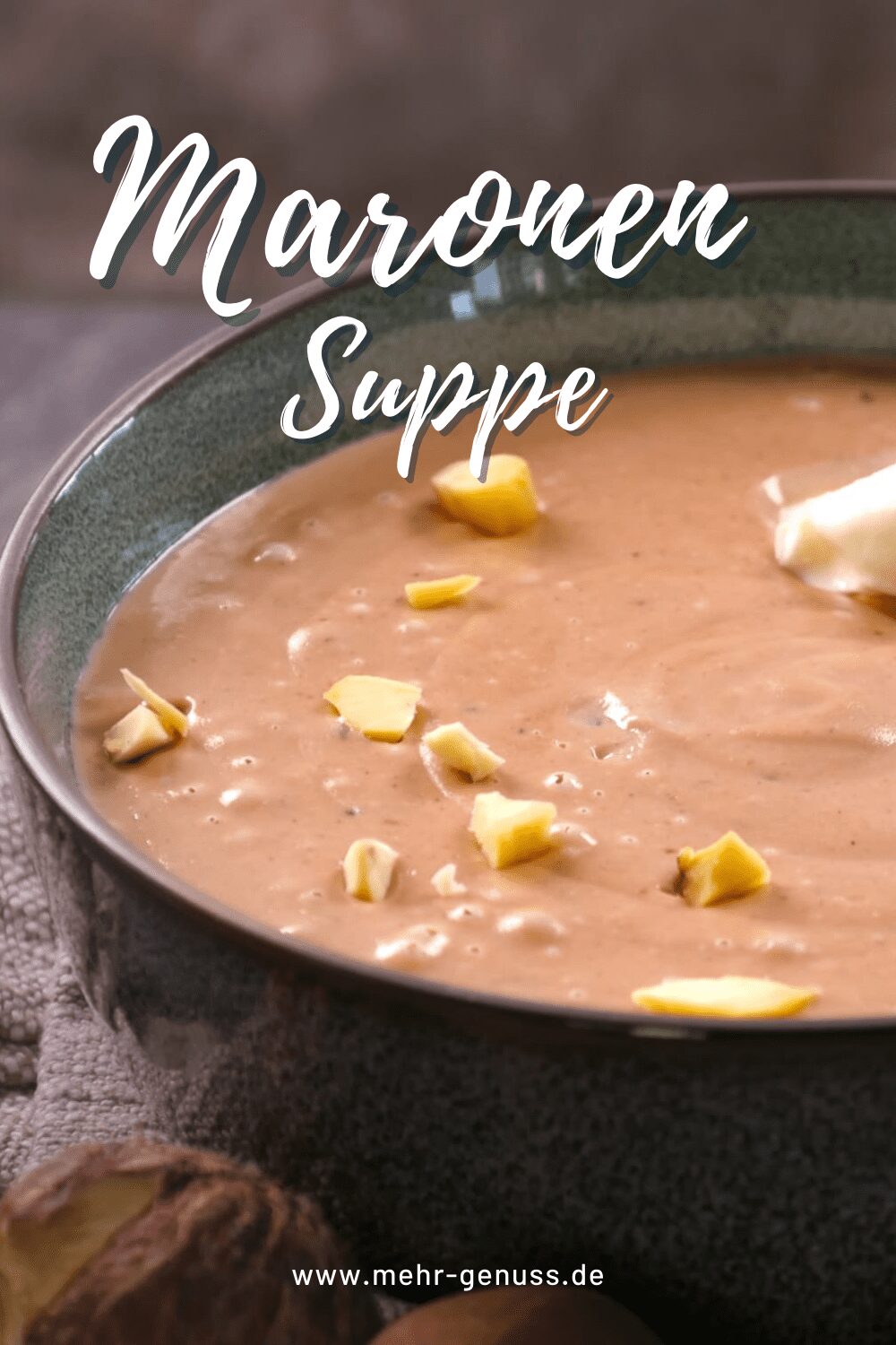 Maronen Suppe Rezept Pinterest