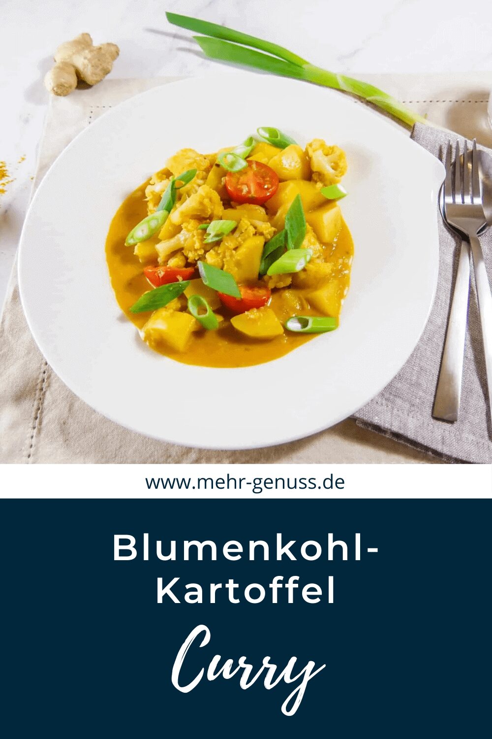 vPinterest - Blumenkohl-Kartoffel Curry