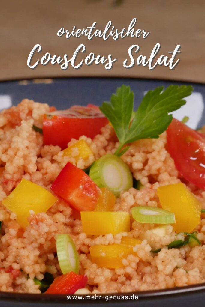 Rezept orientalischer CousCous Salat