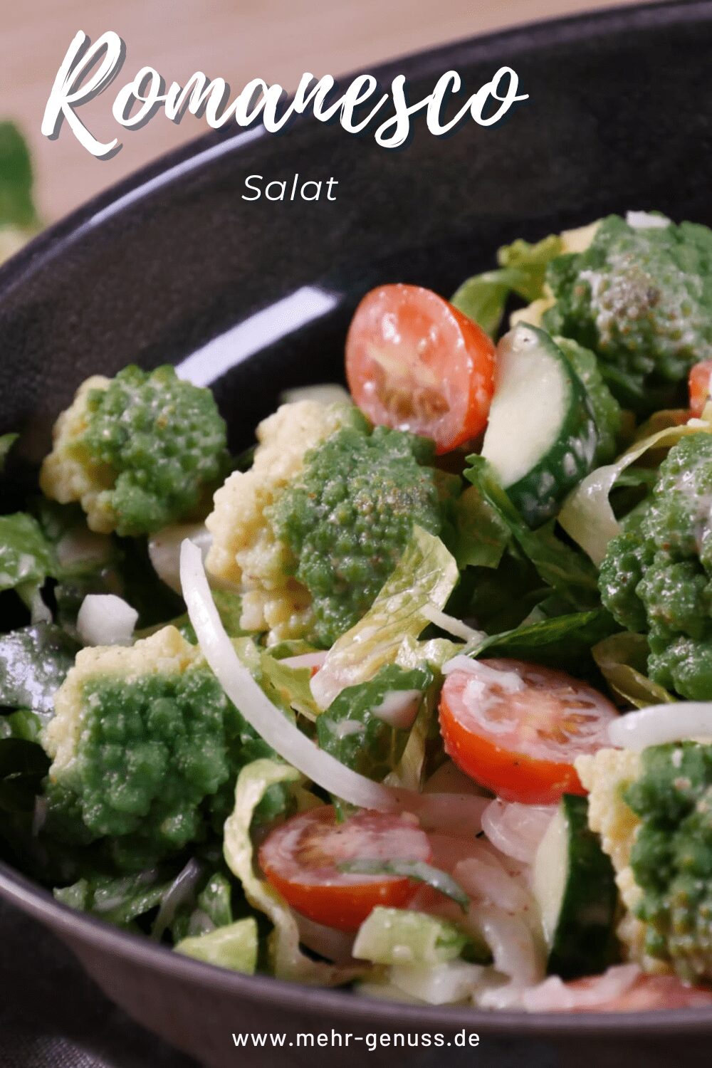 Romanesco Salat auf Pinterest