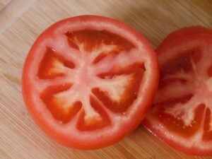 Tomate mit Mozzarella Salat