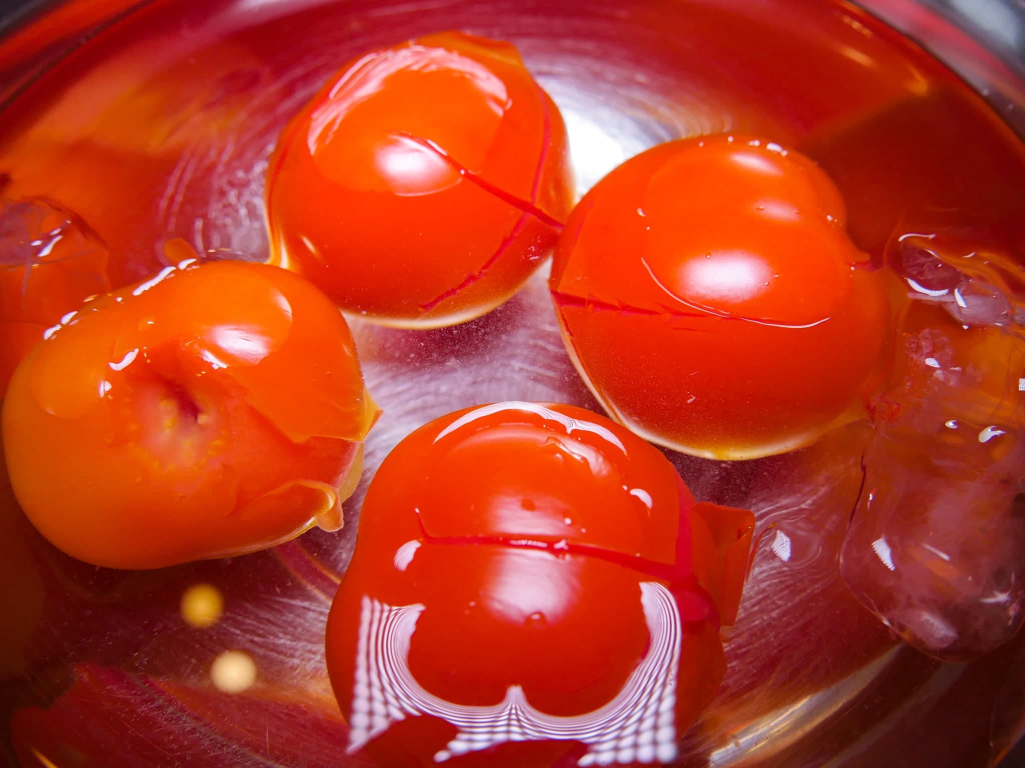 Tomaten abschrecken