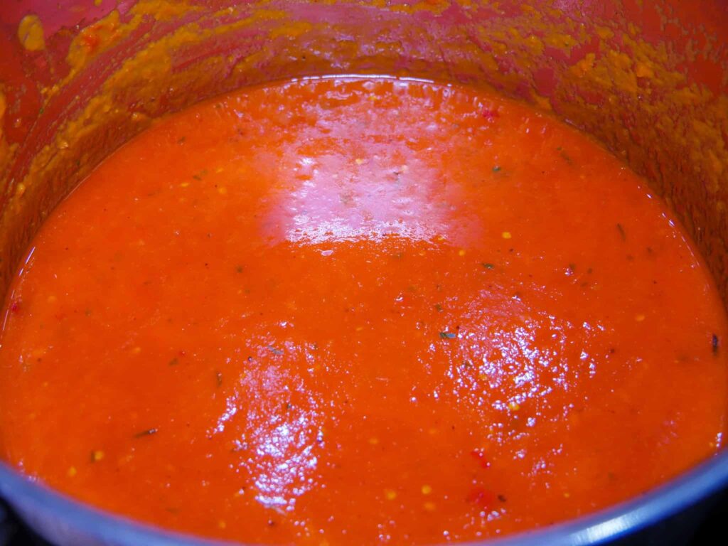 Tomatenkonfitüre mit Gelierzucker andicken