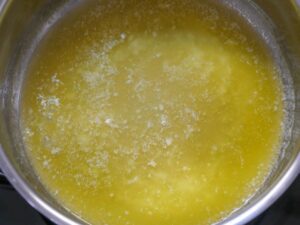 vegane Margarine für Lasagne schmelzen
